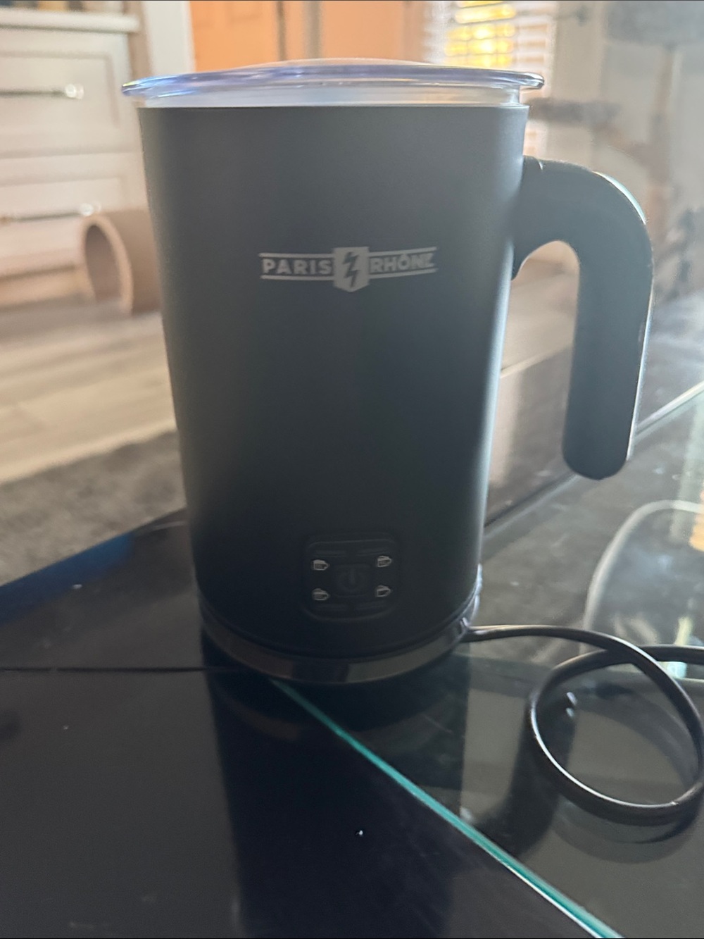 Electric milk frother, 4 in 1 milk steamer. New, never used. No box.